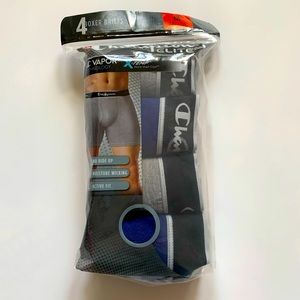 24 pairs champion underwear boxer brief men cotton grey and blue medium size